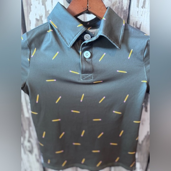 Sugar Bee Pencil Polo Boys 4T NWT - Picture 4 of 7